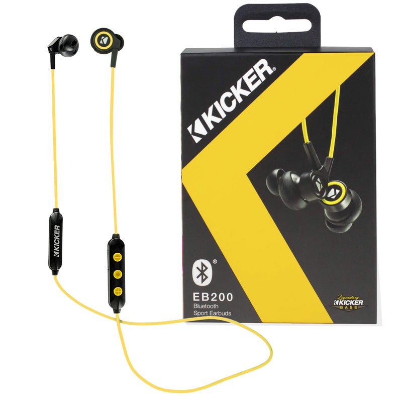 KICKER EB200 BluetoothÂ® Earbuds - 46EB200BTB - Image 1